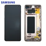 Display Originale Samsung Galaxy S10 Plus G975 GH82-18834J GH82-18849J Bianco ceramico