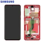 Display Originale Samsung Galaxy S20 Plus G985 GH82-22134G GH82-22145G Rosso