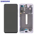 Schermo e Tocco Originali Samsung Galaxy S21 FE G990 GH82-26414D/GH82-26420D/GH82-26590D Lavender