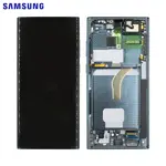 Display Originale Samsung Galaxy S22 Ultra S908 GH82-27488D GH82-27489D Verde