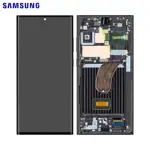 Display Originale Samsung Galaxy S23 Ultra 5G S918 GH82-30465A GH82-30466A Nero