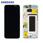 Display Originale Samsung Galaxy S8 G950 GH97-20457B GH97-20458B GH97-20473B GH97-20629B Argento