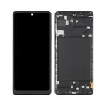 Display Oled con Frame Samsung Galaxy A71 A715 (Small Size) Nero